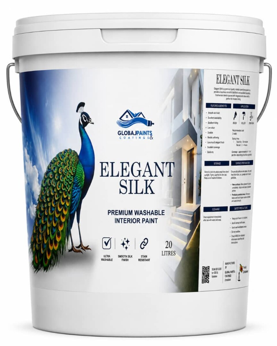Elegant Silk premium washable interior paint bucket, 20 litres
